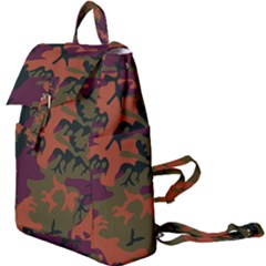 Camouflage Orange Buckle Everyday Backpack by snowwhitegirl