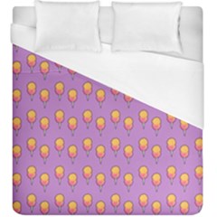 Cotton Candy Pattern Violet Duvet Cover (king Size) by snowwhitegirl