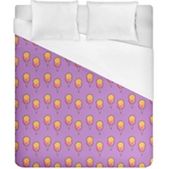 Cotton Candy Pattern Violet Duvet Cover (california King Size) by snowwhitegirl