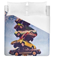 Pretty Colors Cars Duvet Cover (queen Size) by StarvingArtisan