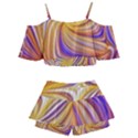 Electric Field Art LII Kids  Off Shoulder Skirt Bikini View2