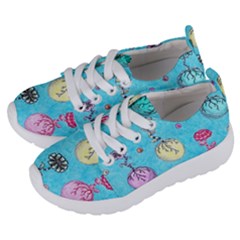 Flower Orbs  Kids  Lightweight Sports Shoes by okhismakingart