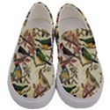 Vintage Birds Men s Canvas Slip Ons View1