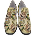 Vintage Birds Slip On Heel Loafers View1