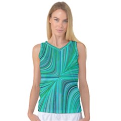 Electric Field Art Xxxi Women s Basketball Tank Top