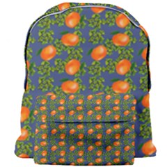 Mandarins Teal Blue Giant Full Print Backpack by snowwhitegirl