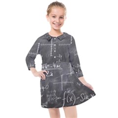 Mathematics Kids  Quarter Sleeve Shirt Dress