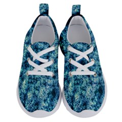 Queen Annes Lace In Neon Blue Running Shoes by okhismakingart