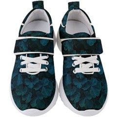 Columbine Leaves Kids  Velcro Strap Shoes by okhismakingart