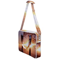 Mountain Sunset Cross Body Office Bag by okhismakingart