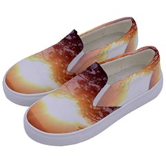 Mountain Sunset Kids  Canvas Slip Ons