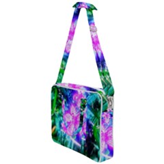 Glowing Flowers Cross Body Office Bag by okhismakingart