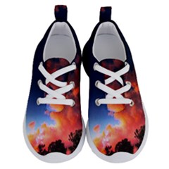 Deep Blue Sunset Running Shoes by okhismakingart