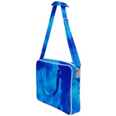 Deep Blue Clouds Cross Body Office Bag by okhismakingart