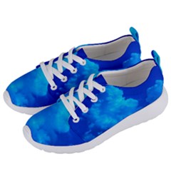 Deep Blue Clouds Women s Lightweight Sports Shoes by okhismakingart