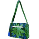 Lime Green Sumac Bloom Front Pocket Crossbody Bag View2