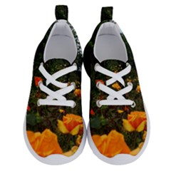 Orange Rose Field Running Shoes by okhismakingart