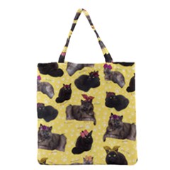 Glamour Puss Grocery Tote Bag by 100rainbowdresses