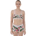 Tropical Watermelon Leaves Pink and green jungle leaves retro Hawaiian style Perfect Fit Gym Set View1