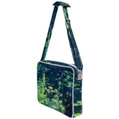 Lily Pond Ii Cross Body Office Bag by okhismakingart