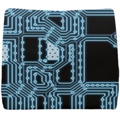 Circuit Pcb Tile Tiling Computer Seat Cushion by Pakrebo