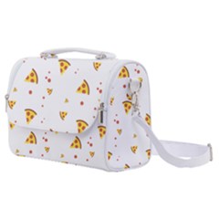 Pizza Pattern Pepperoni Cheese Funny Slices Satchel Shoulder Bag by genx