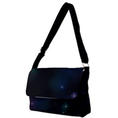 Serene Space Full Print Messenger Bag by JadehawksAnD