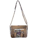 Funny Cartoon Elephant Shoulder Bag with Back Zipper View3