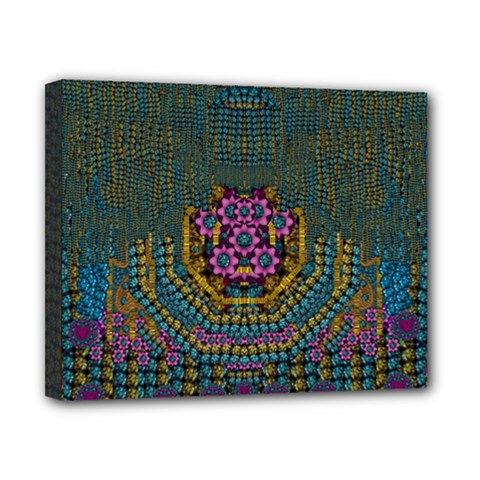 The  Only Way To Freedom And Dignity Ornate Canvas 10  X 8  (stretched) by pepitasart