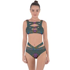 The  Only Way To Freedom And Dignity Ornate Bandaged Up Bikini Set  by pepitasart