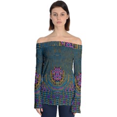 The  Only Way To Freedom And Dignity Ornate Off Shoulder Long Sleeve Top by pepitasart