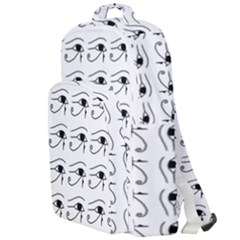 Witchcraft Symbols  Double Compartment Backpack