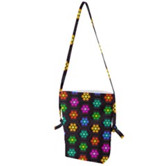 Pattern Background Colorful Design Folding Shoulder Bag by HermanTelo