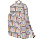 Seamless Pattern Background Abstract Double Compartment Backpack View1