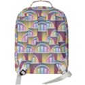 Seamless Pattern Background Abstract Double Compartment Backpack View3