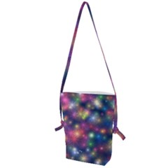 Abstract Background Graphic Space Folding Shoulder Bag by HermanTelo