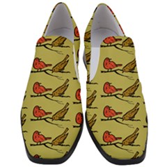 Bird Animal Nature Wild Wildlife Slip On Heel Loafers by HermanTelo