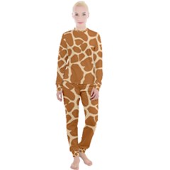 Giraffe Skin Pattern Women s Lounge Set by HermanTelo