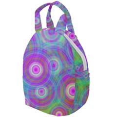 Circle Colorful Pattern Background Travel Backpacks by HermanTelo