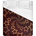 Gold Stars Spiral Chic Duvet Cover (California King Size) View1