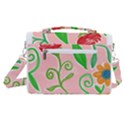 Background Colorful Floral Flowers Satchel Shoulder Bag View3