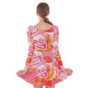 Candy Machine Craze Long Sleeve Velvet Skater Dress View2