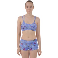 Ladybug Blue Nature Perfect Fit Gym Set by HermanTelo