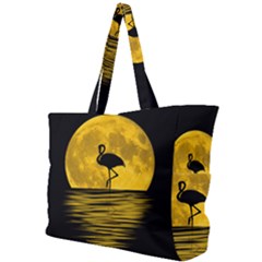 Moon Reflection Flamenco Animal Simple Shoulder Bag by HermanTelo