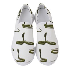 Snake Cobra Reptile Poisonous Women s Slip On Sneakers by HermanTelo