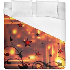 Star Radio Light Effects Magic Duvet Cover (king Size) by HermanTelo