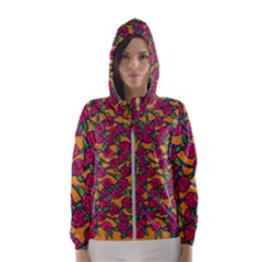 Roses  Women s Hooded Windbreaker by BubbSnugg