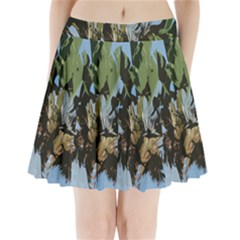 Palm Tree Pleated Mini Skirt by snowwhitegirl