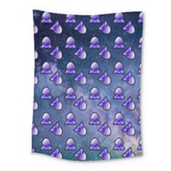 Kawaii Space Rocket Pattern Medium Tapestry by snowwhitegirl