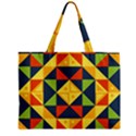 Background Geometric Color Plaid Zipper Mini Tote Bag View1